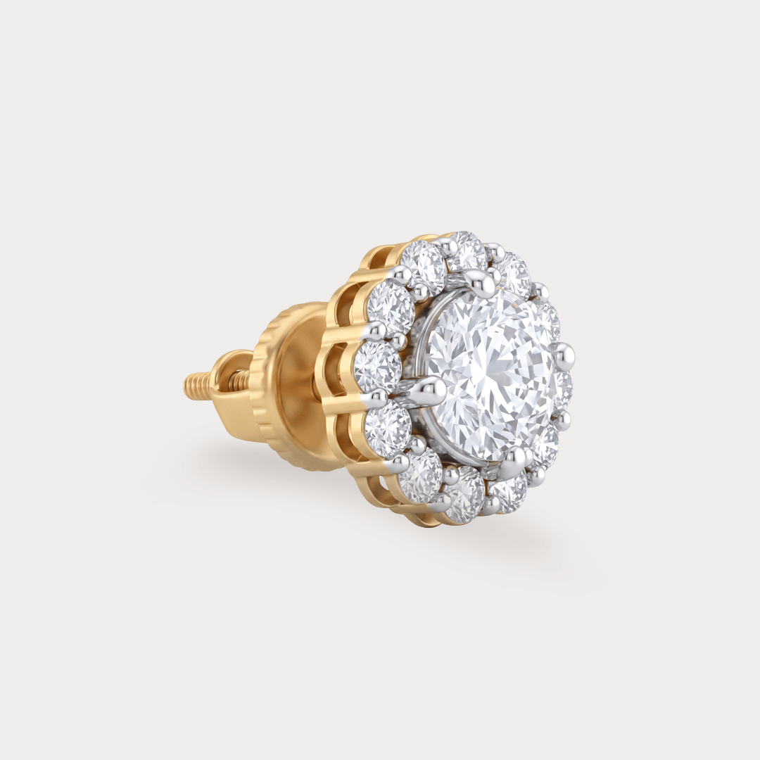 Halcyon Halo Diamond Studs