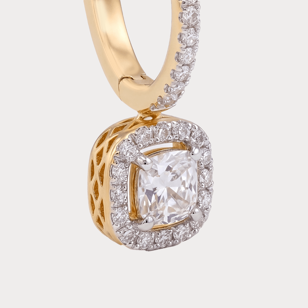 Radiant Diamond Earrings