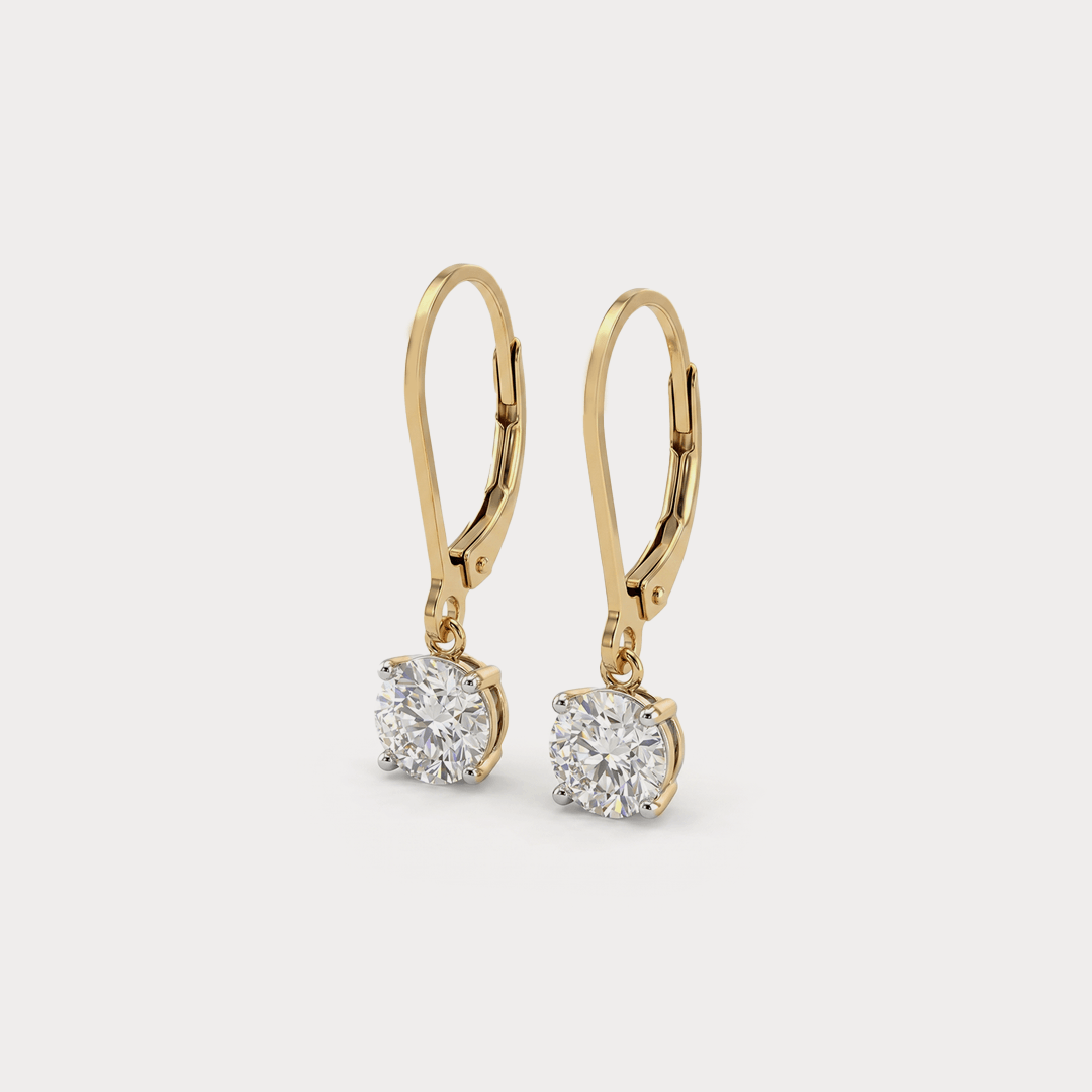 Slope Diamond Earrings