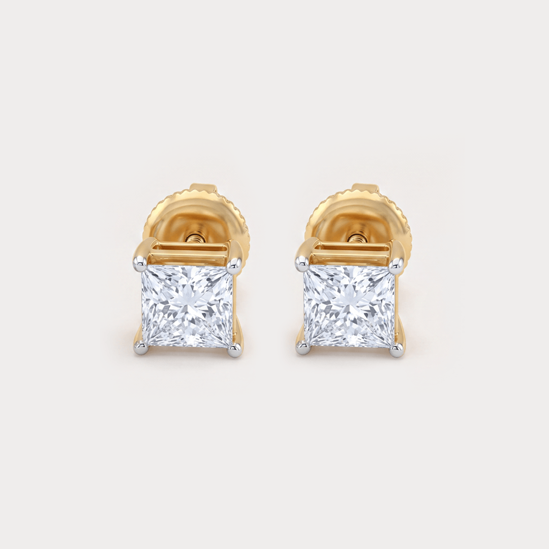 Scintilla Mini Solitaire Diamond Earrings