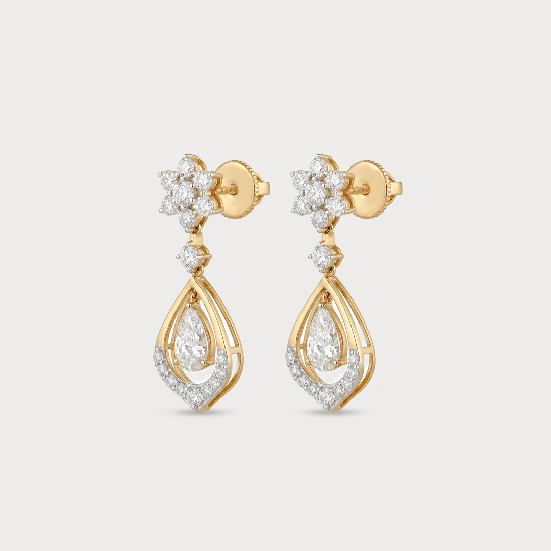Dew Diamond Earrings