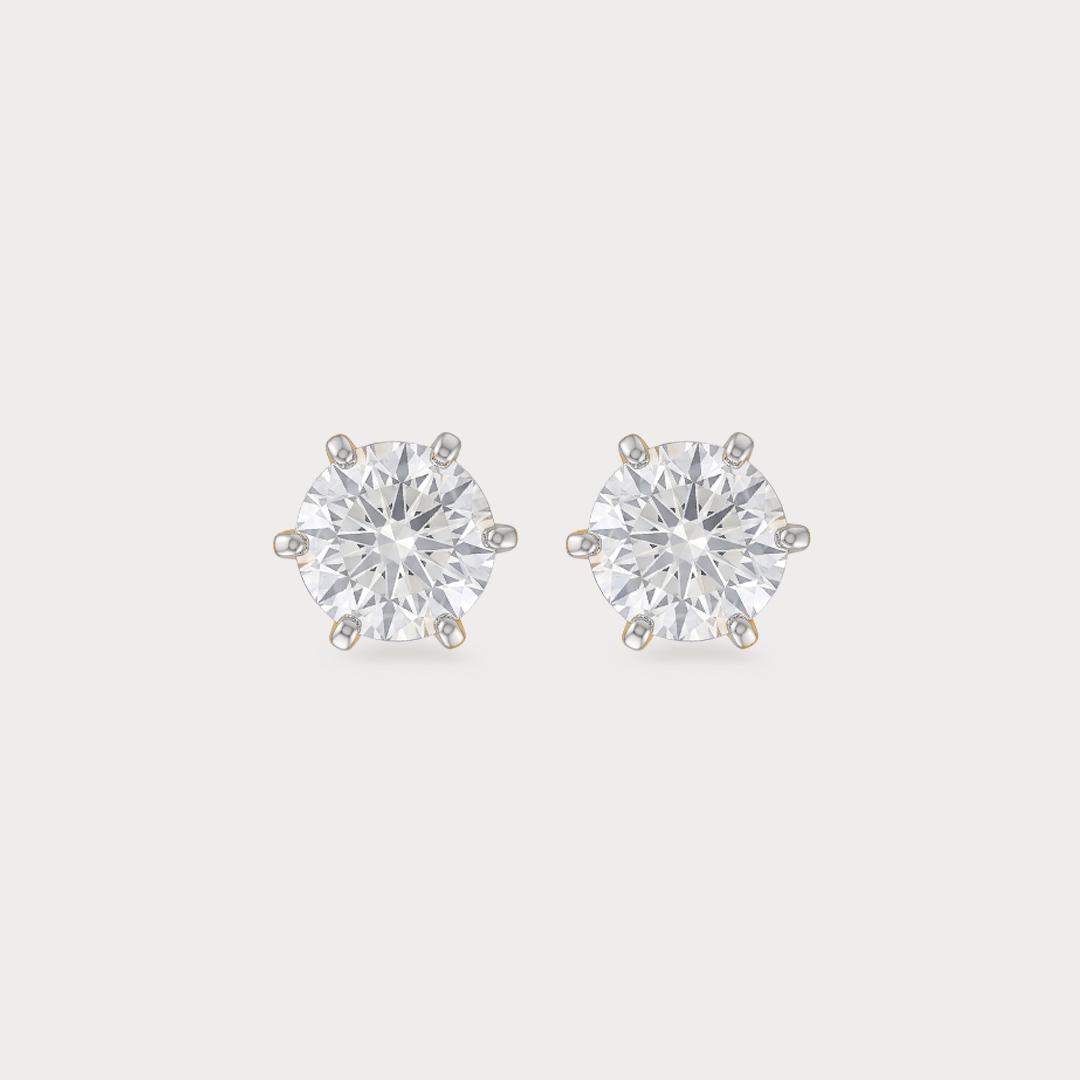 Enthrall Solitaire Diamond Earrings
