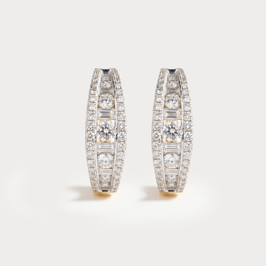 Round Diamond Earrings