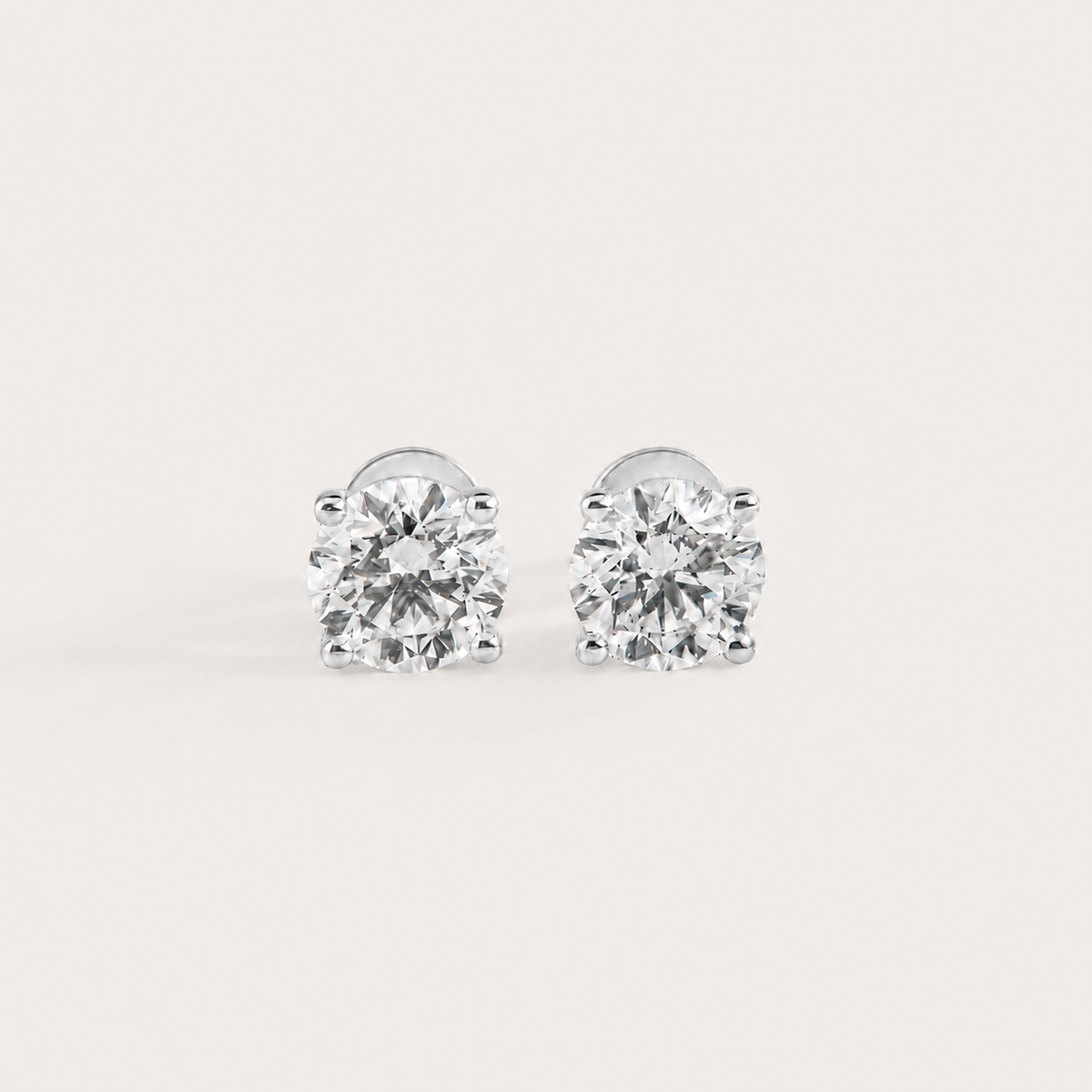 Fulgor Solitaire Diamond Earrings