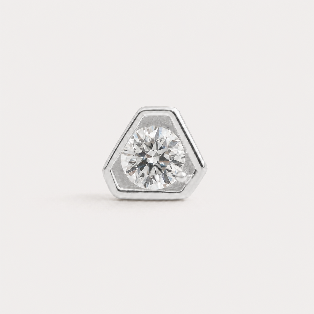 Opulent Men's Diamond Stud