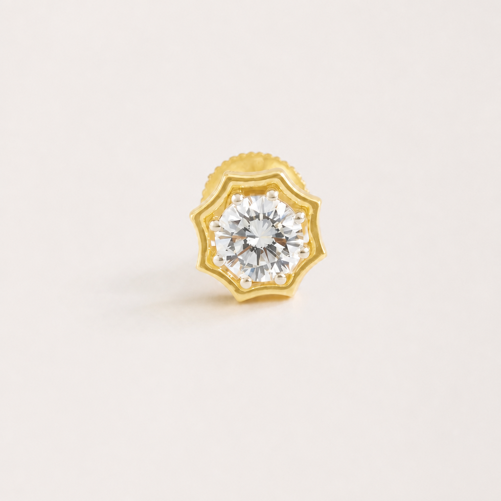 Raffiné Men's Diamond Stud