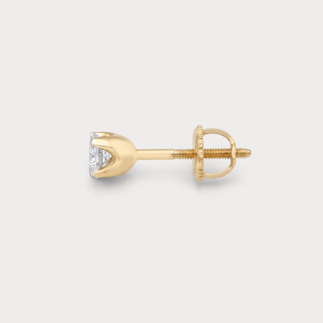 Lueur Subtile Mini Solitaire Diamond Earrings