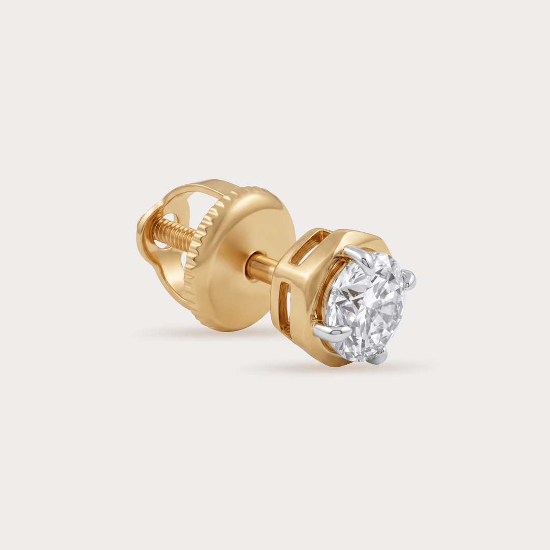 Windwhisper Mini-Solitaire Diamond Studs
