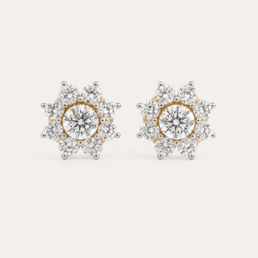 Celestia Nakshatra Diamond Earrings