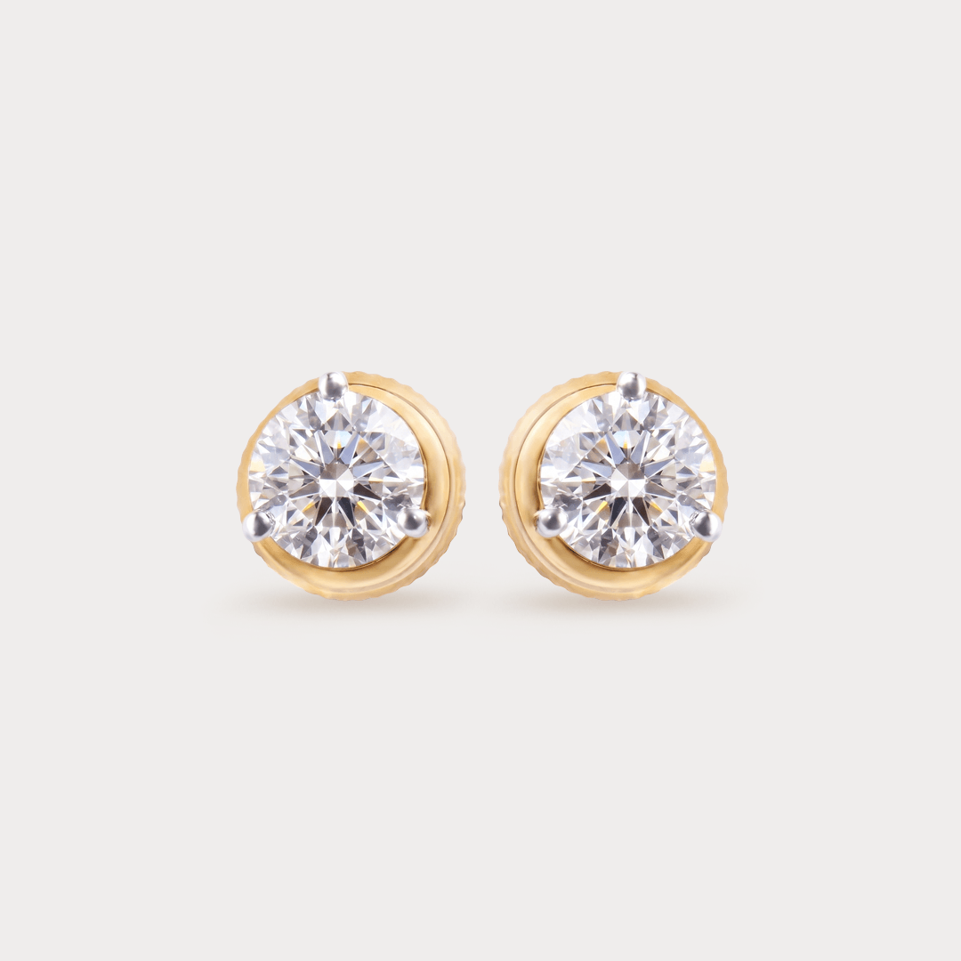 Windborne Mini-Solitaire Diamond Studs