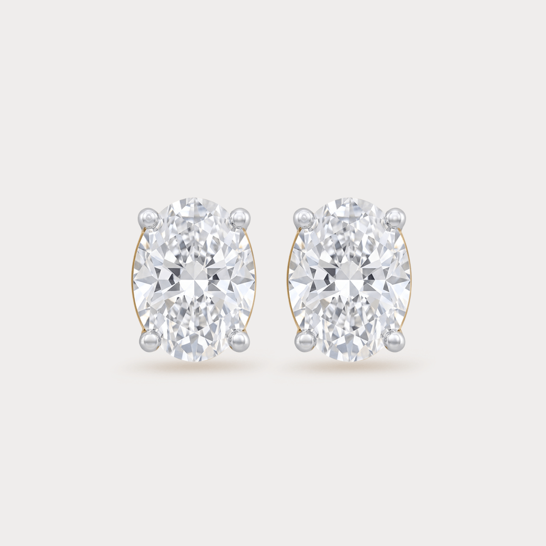 Charme Doux Solitaire Diamond Earrings