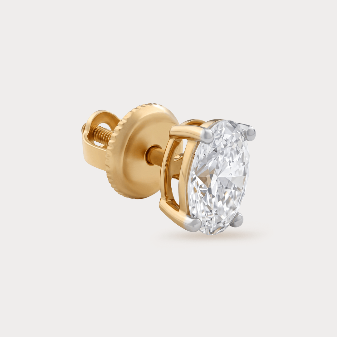 Charme Doux Solitaire Diamond Earrings
