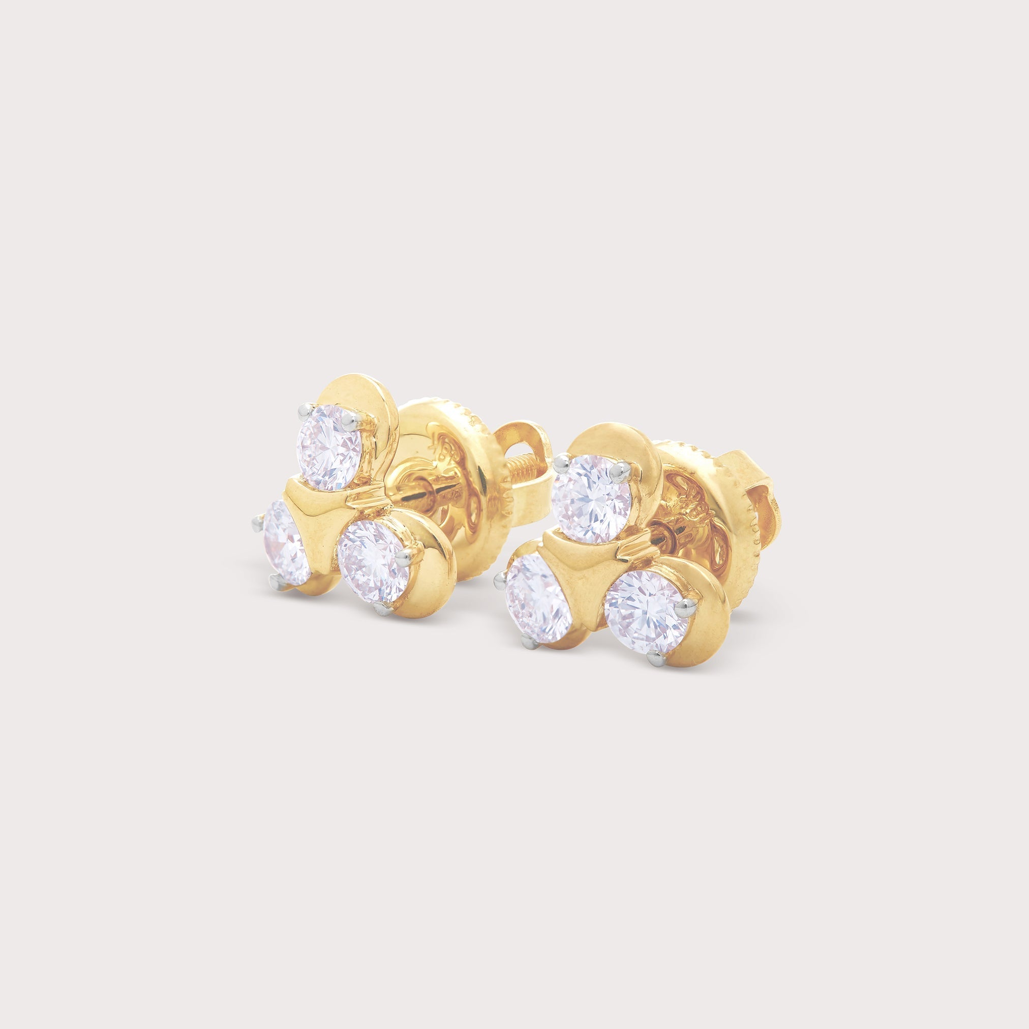 Trio Diamond Studs