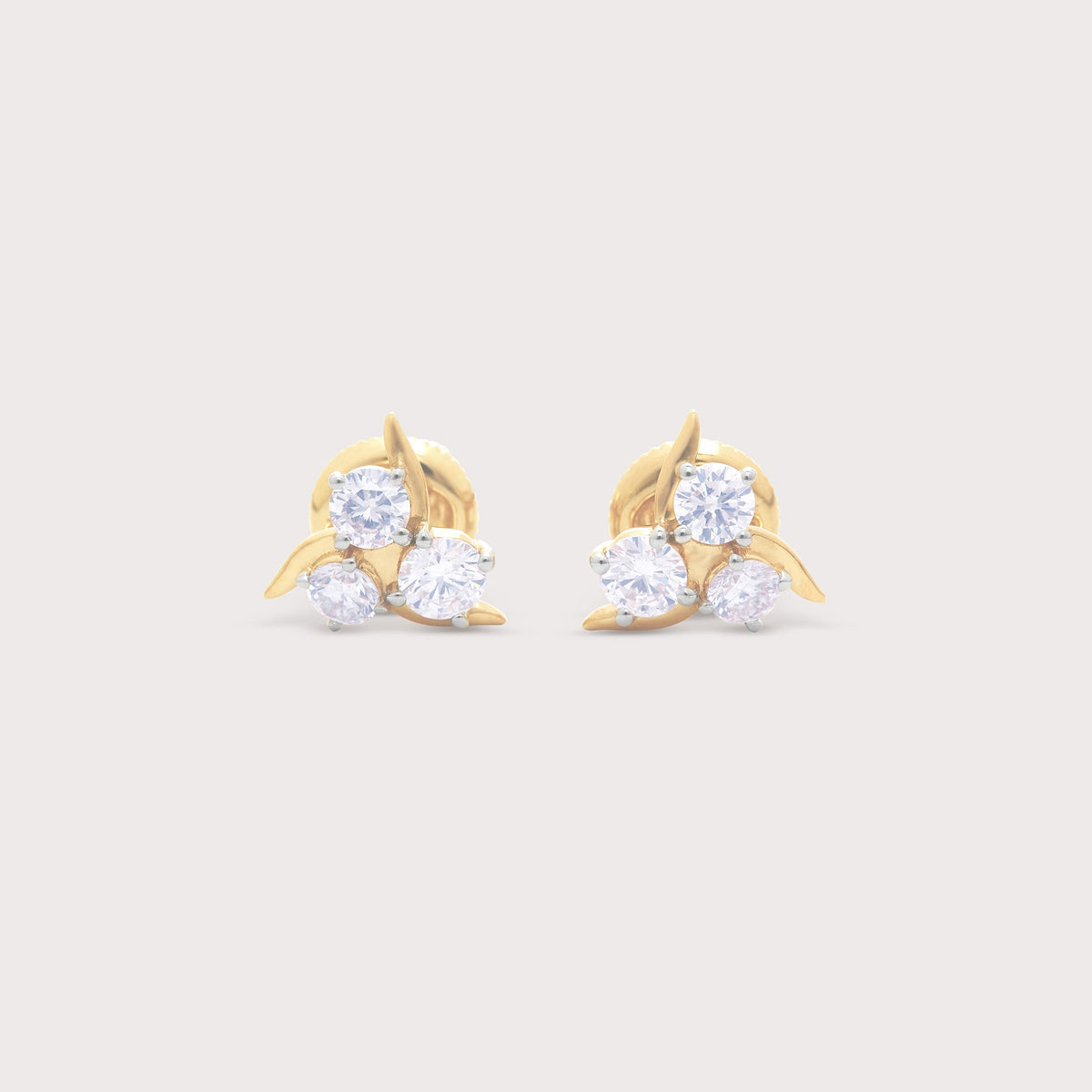 Lamina Diamond Studs