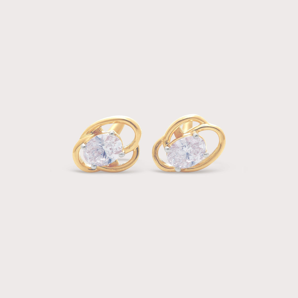 Hibiscus Diamond Studs