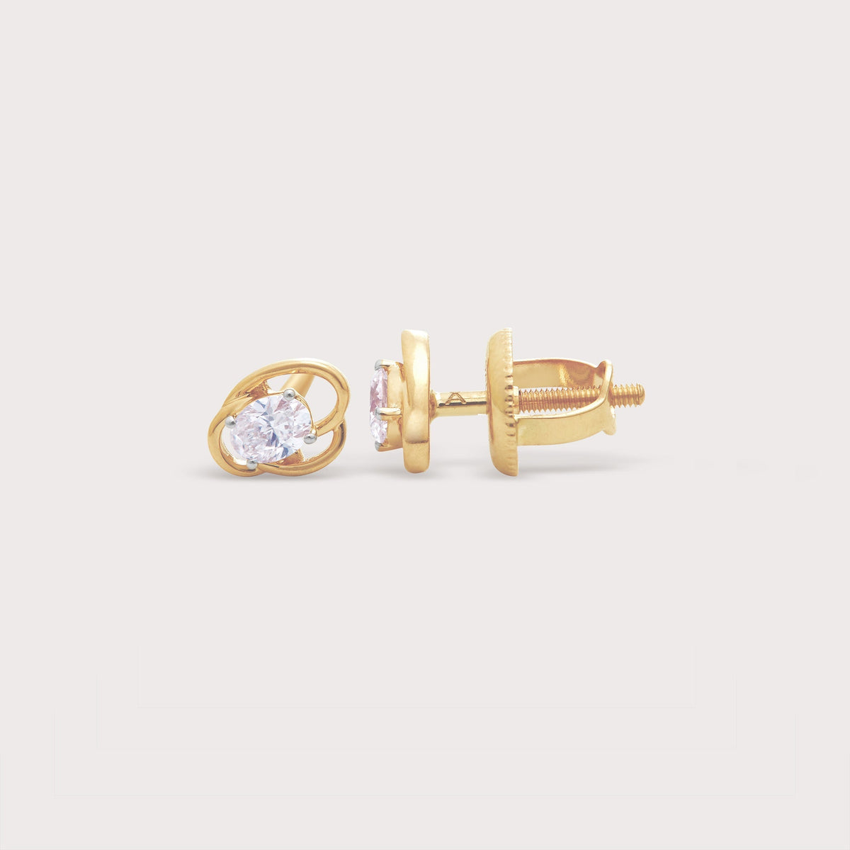 Hibiscus Diamond Studs
