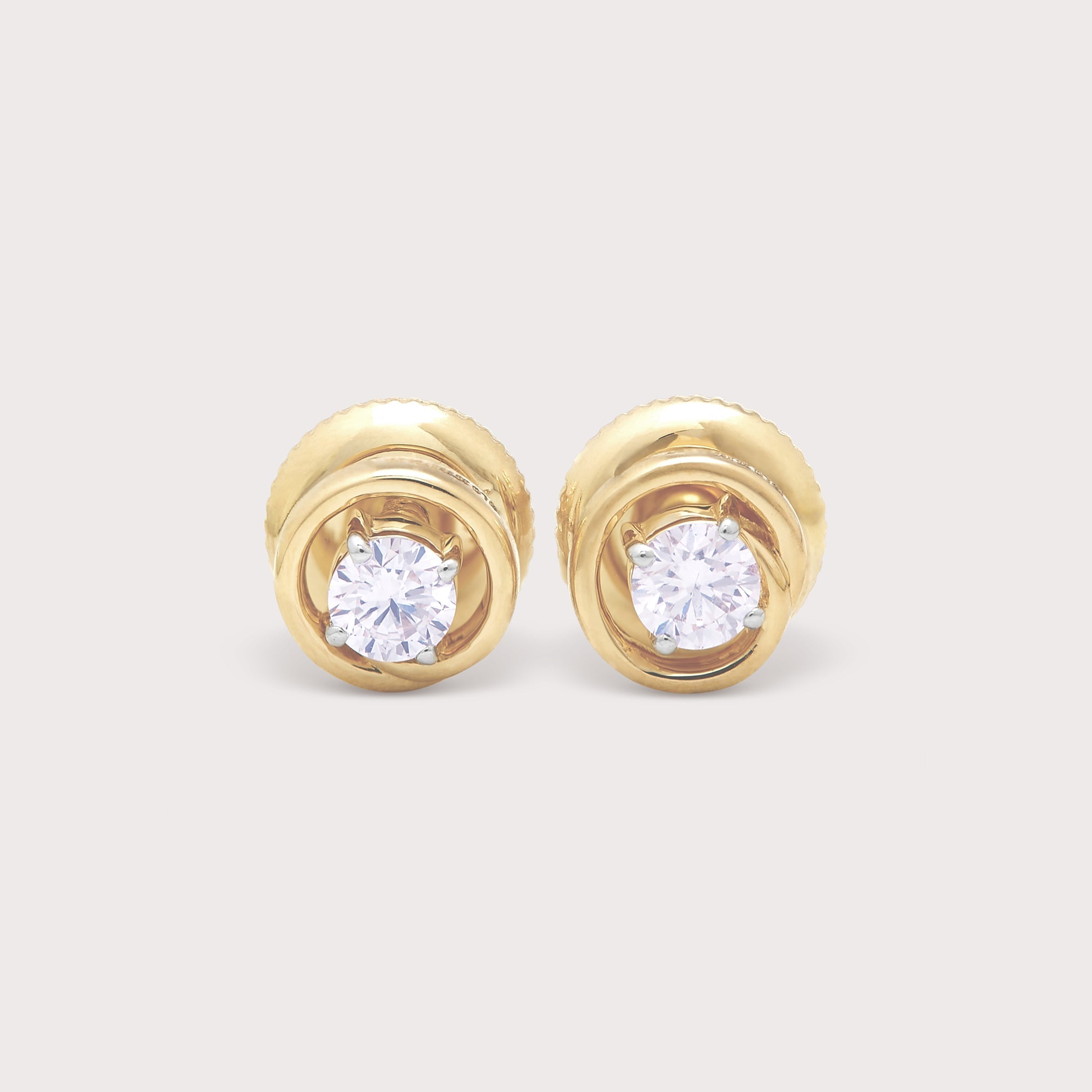 Angel Diamond Studs