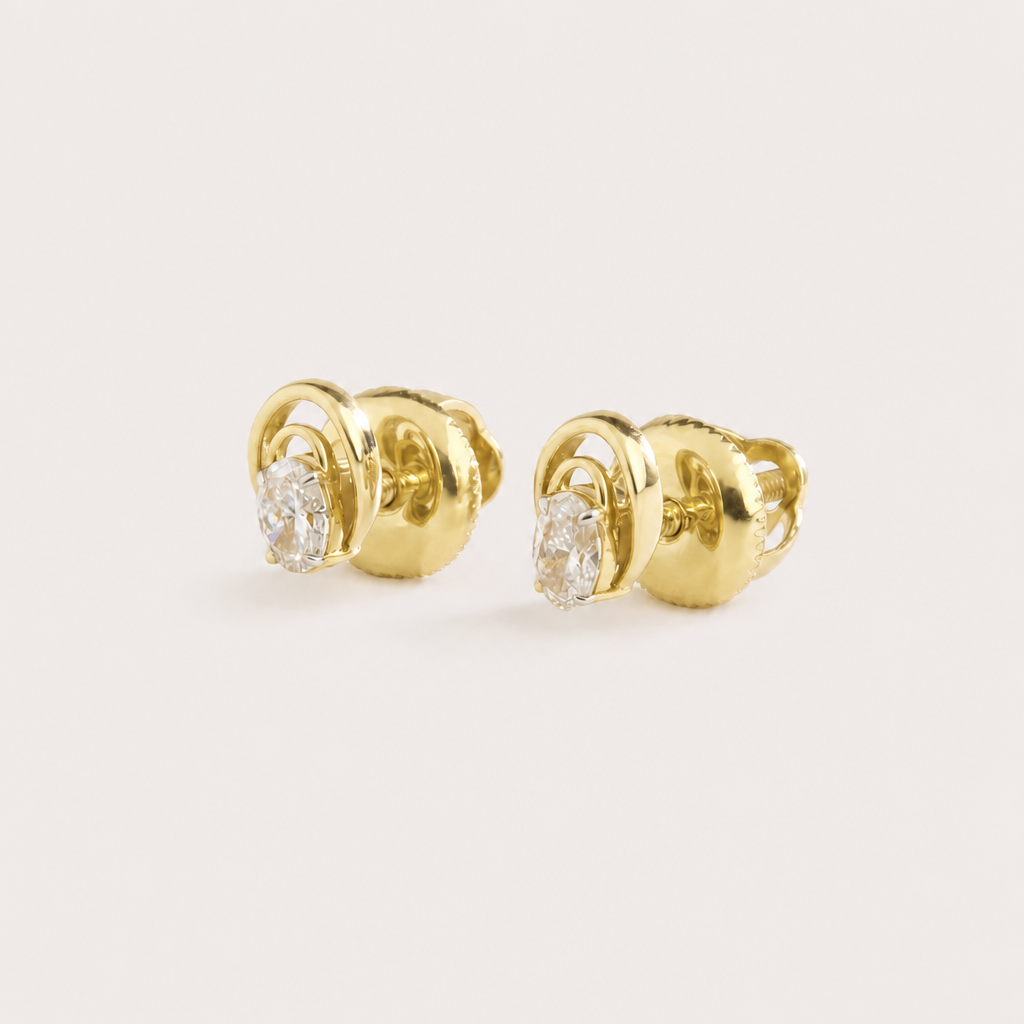 Diana Diamond Studs