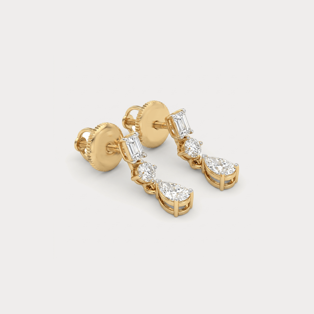 Gouttes de Lumière Drops Diamond Earrings