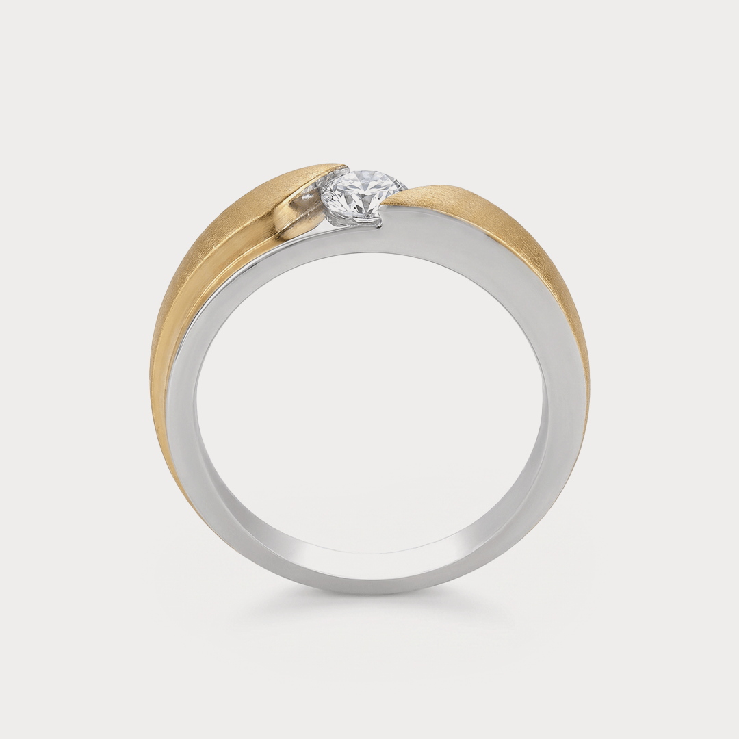 Seal Diamond Men's Ring