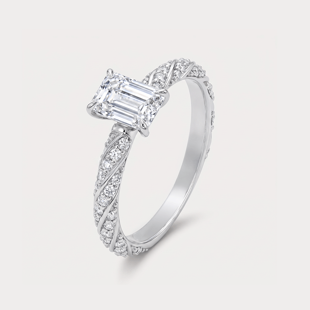 Serendipity Solitaire Diamond Ring