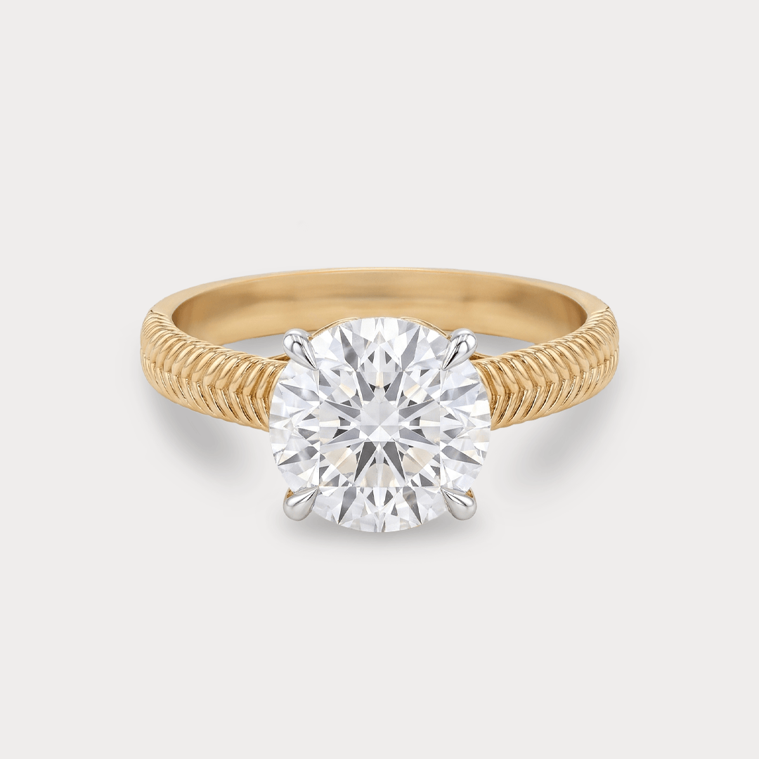 Lily Solitaire Diamond Ring
