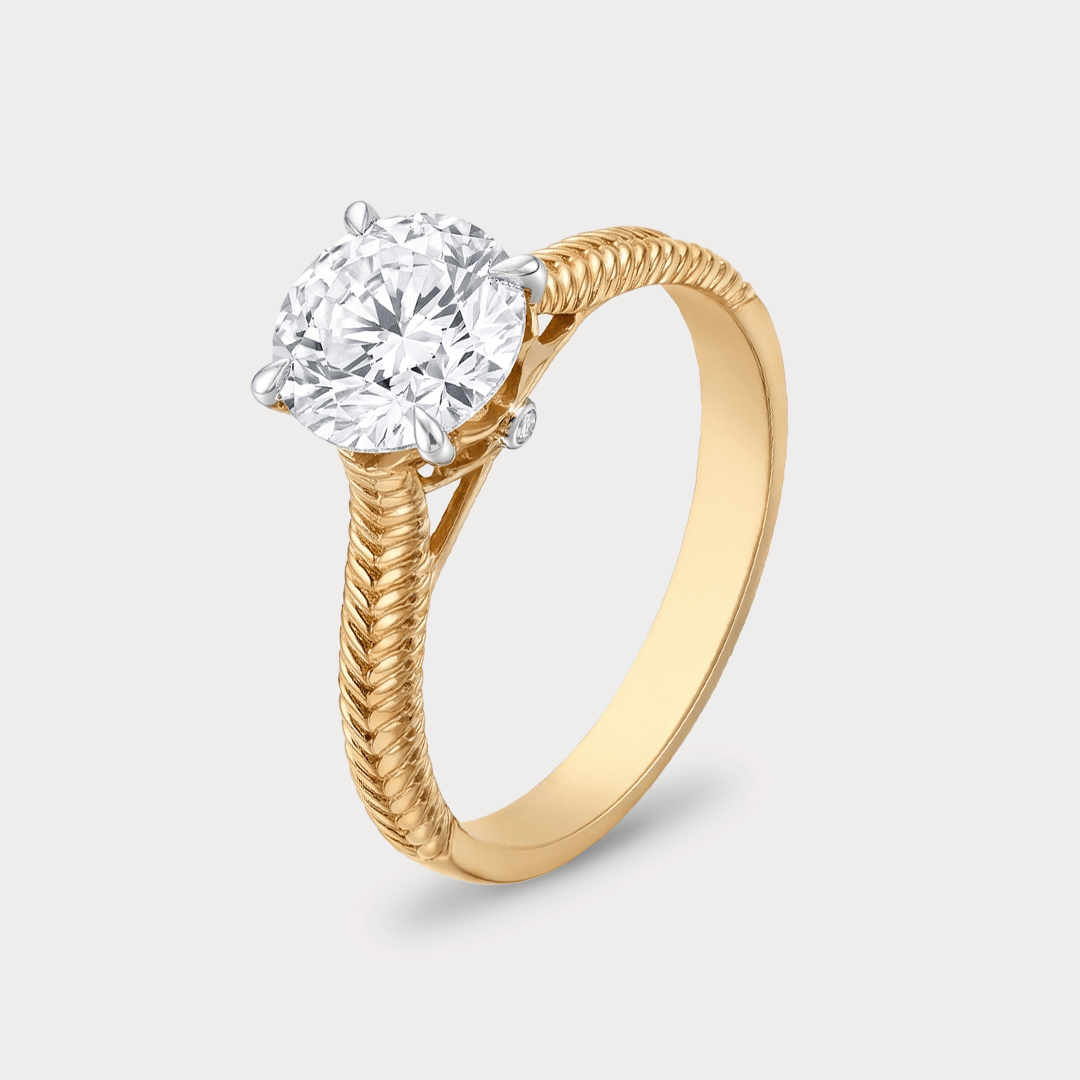Lily Solitaire Diamond Ring