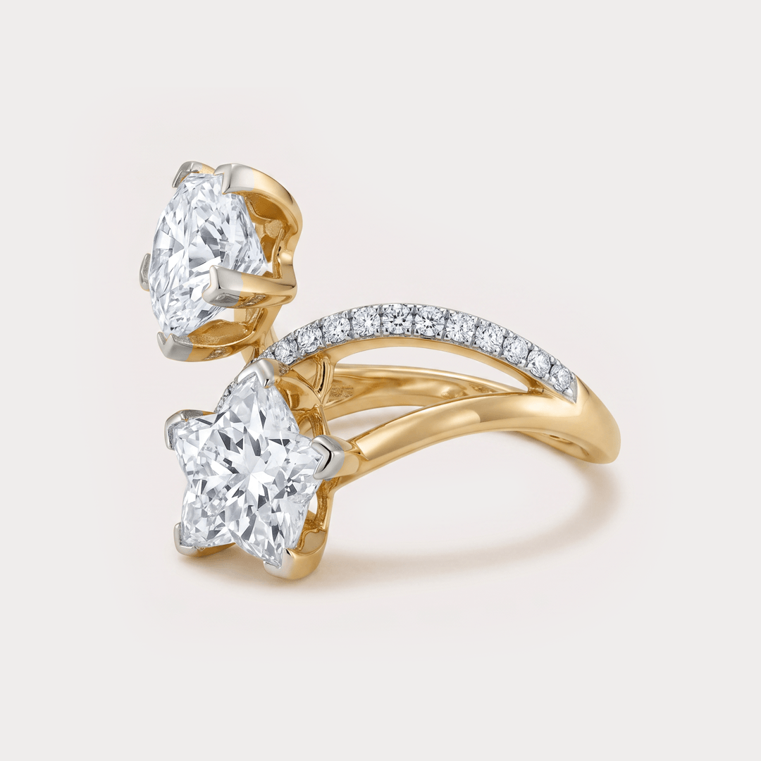 The Aukera Orchid Splendente Solitaire Ring Diamond