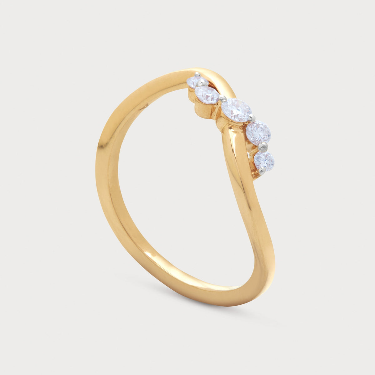 Flow Diamond Ring