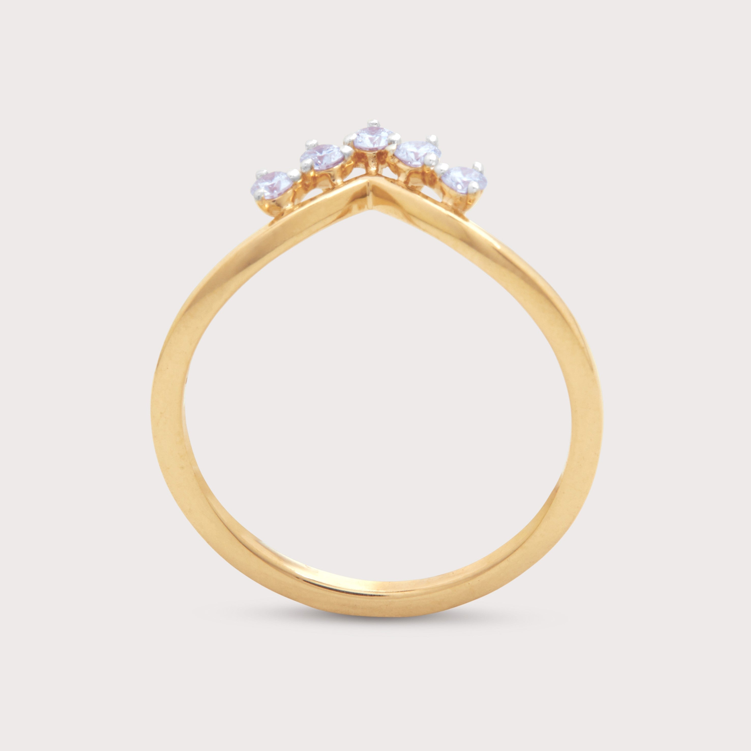 Peacock Diamond Ring