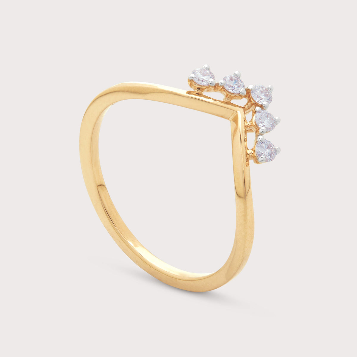 Peacock Diamond Ring