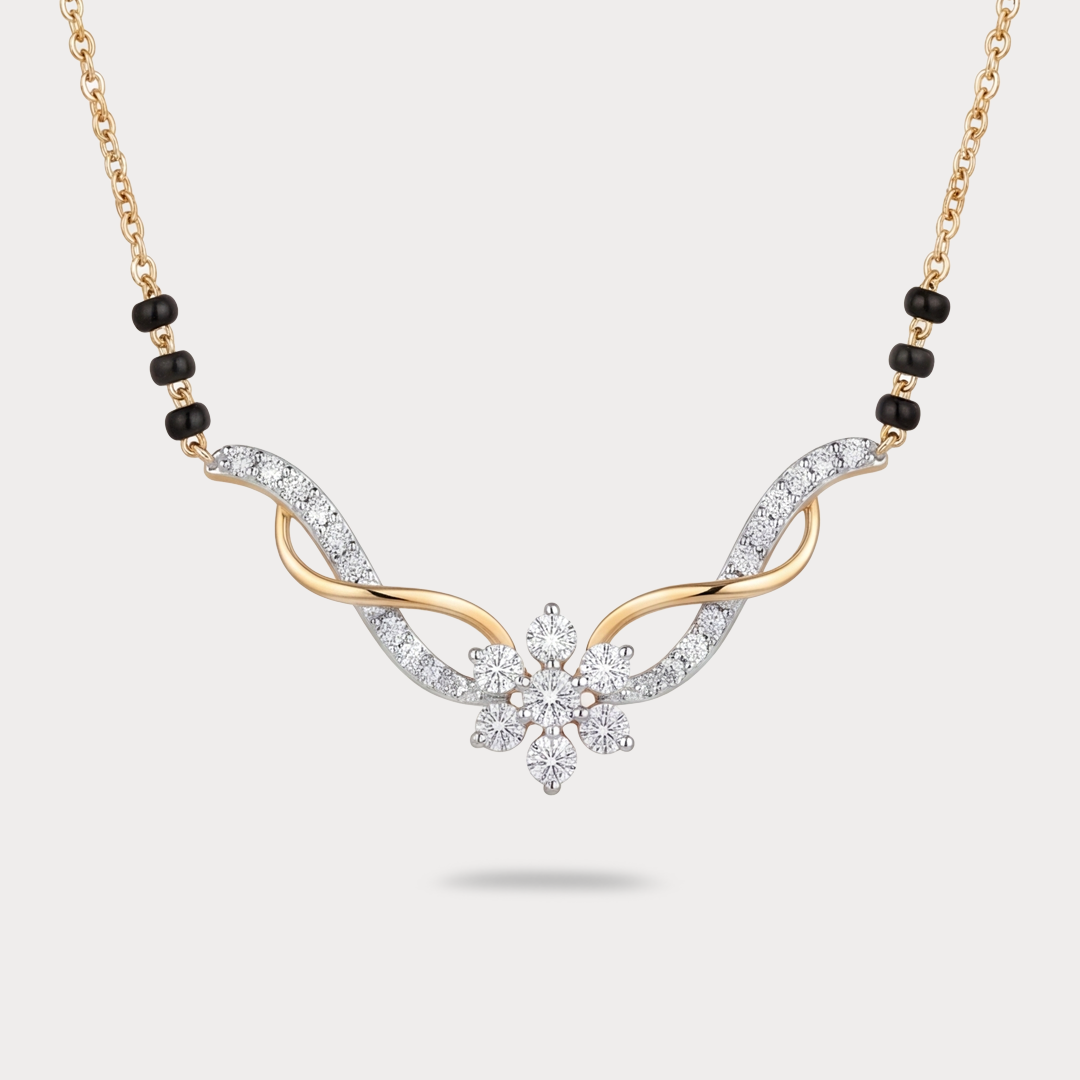 Bloom Entwine Diamond Mangalsutra