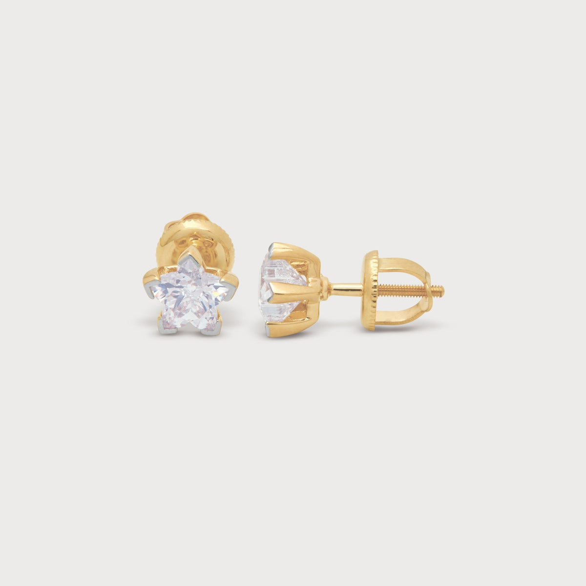 Orchid Diamond Studs