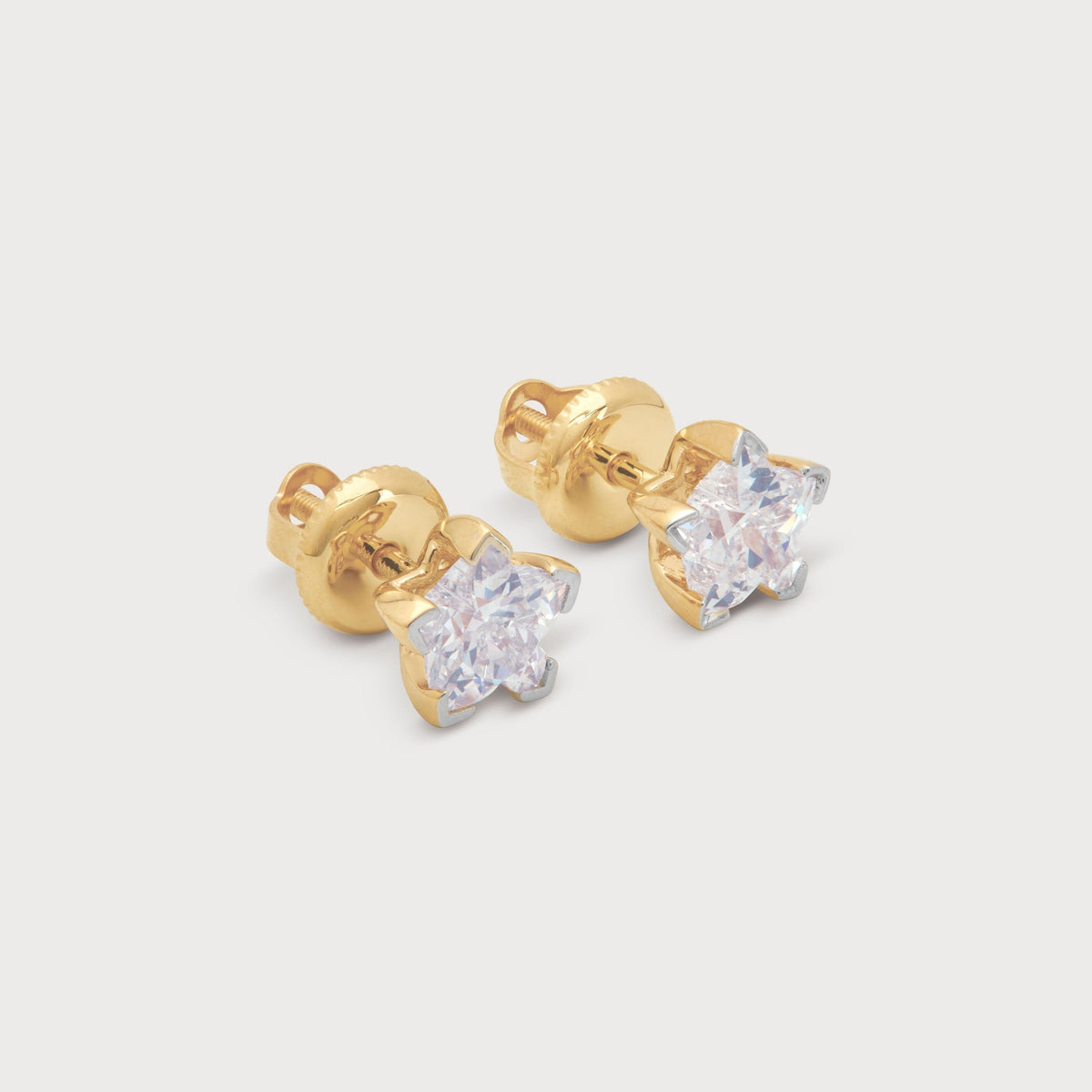 Orchid Diamond Studs
