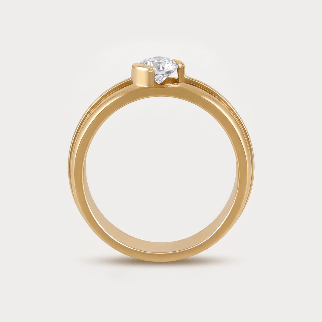 Amour Solitaire Diamond Men's Ring