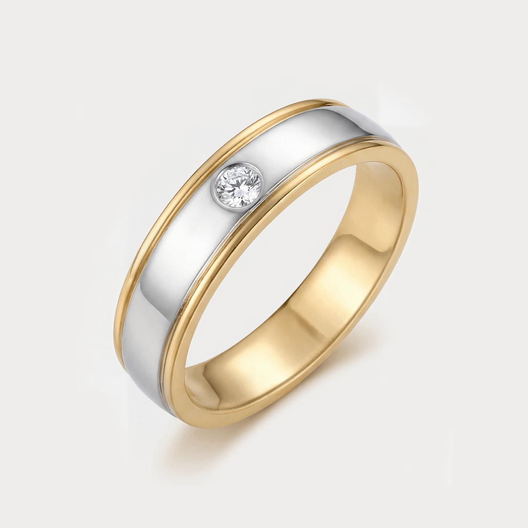 Heartline Diamond Men's Ring