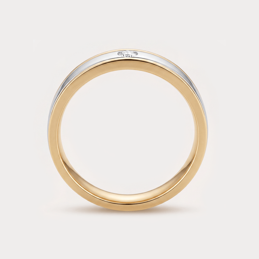Heartline Diamond Men's Ring