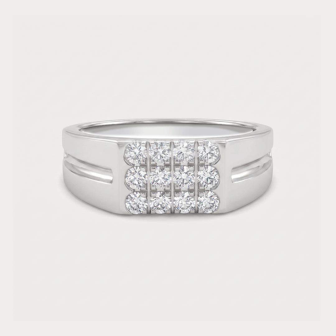 Polar Star Diamond Men's Ring