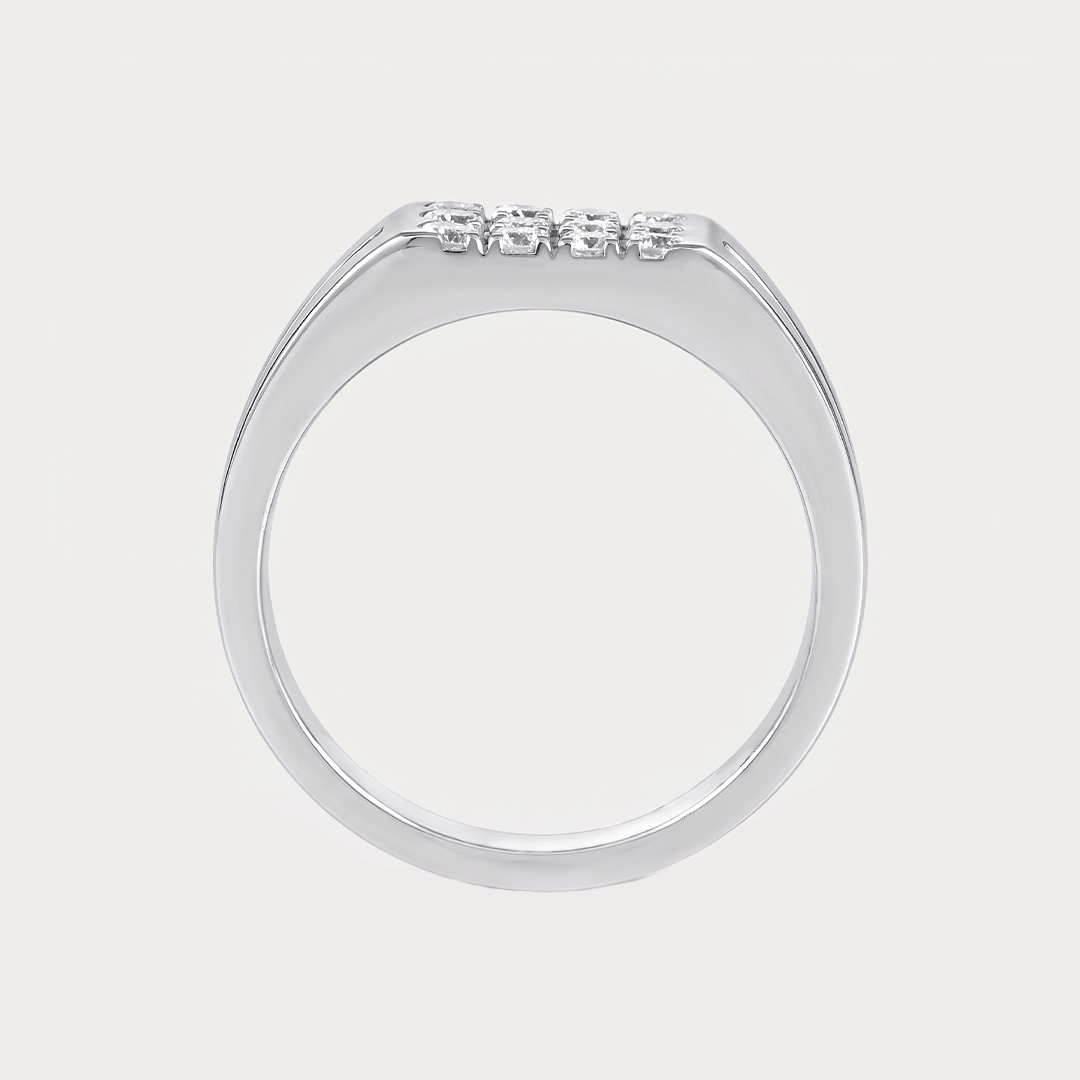 Polar Star Diamond Men's Ring