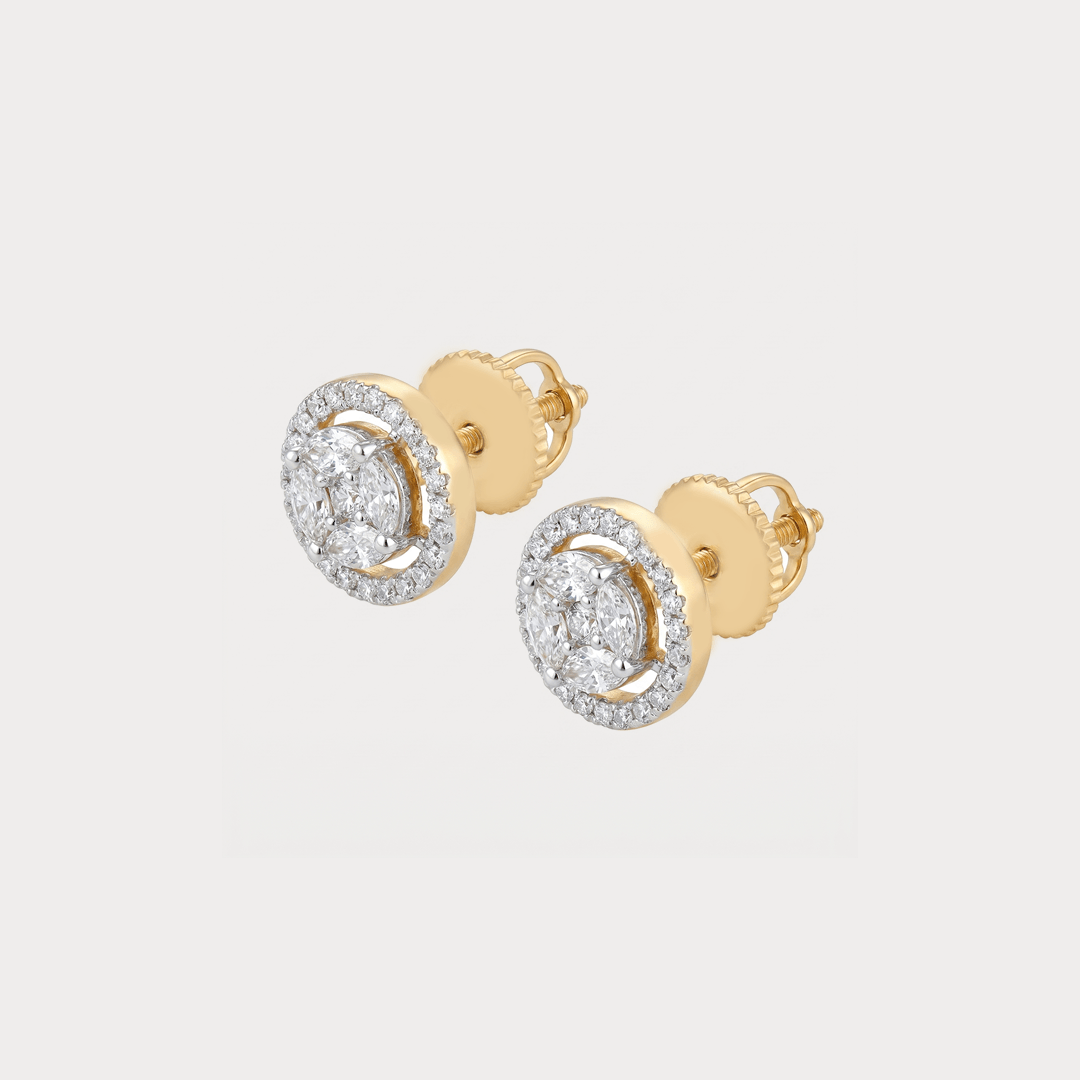 Regal Spark Diamond Earrings