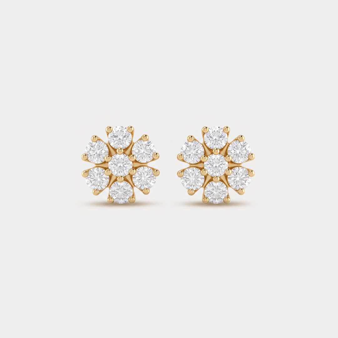 Floréal Stars & Flowers Diamond Earrings