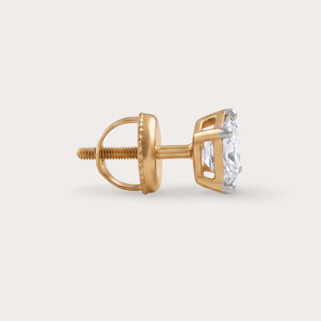 Breezy Mini-Solitaire Diamond Studs