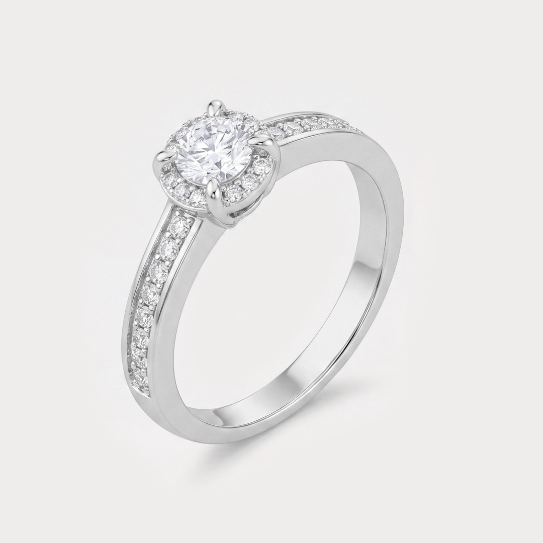 Floraison Cluster Diamond Ring