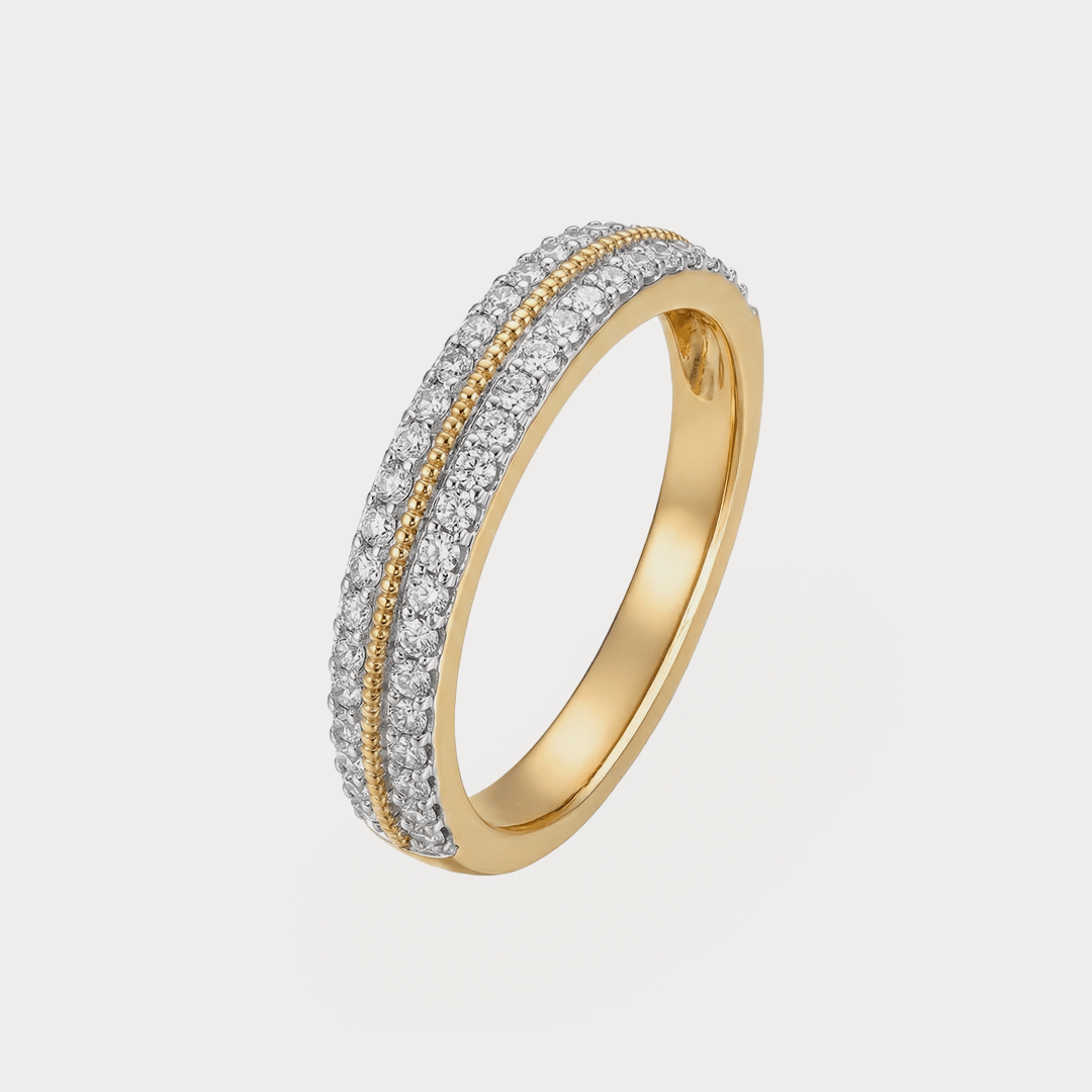 Circle Diamond Ring