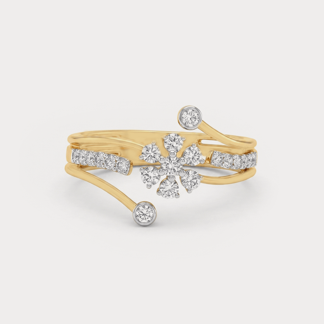 Petal Diamond Ring