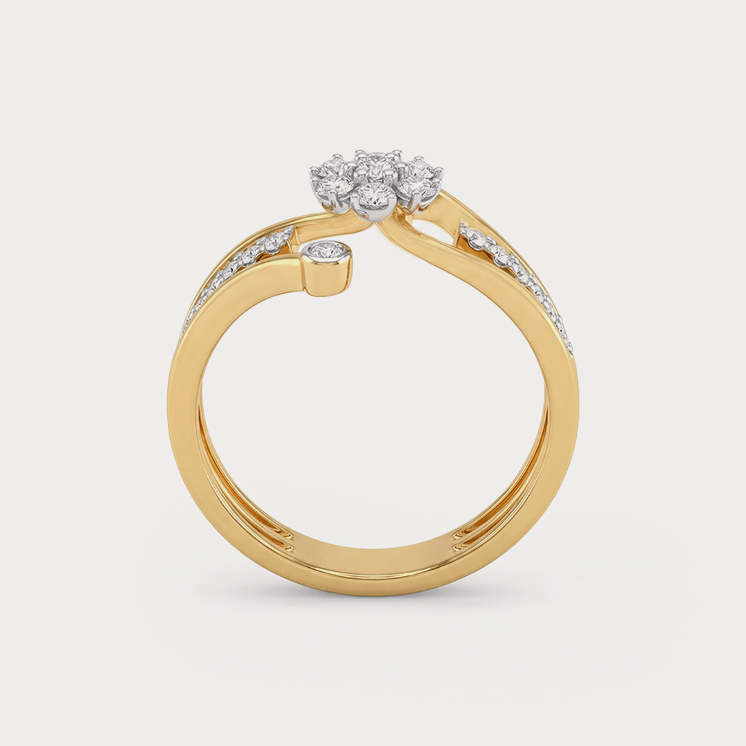 Petal Diamond Ring