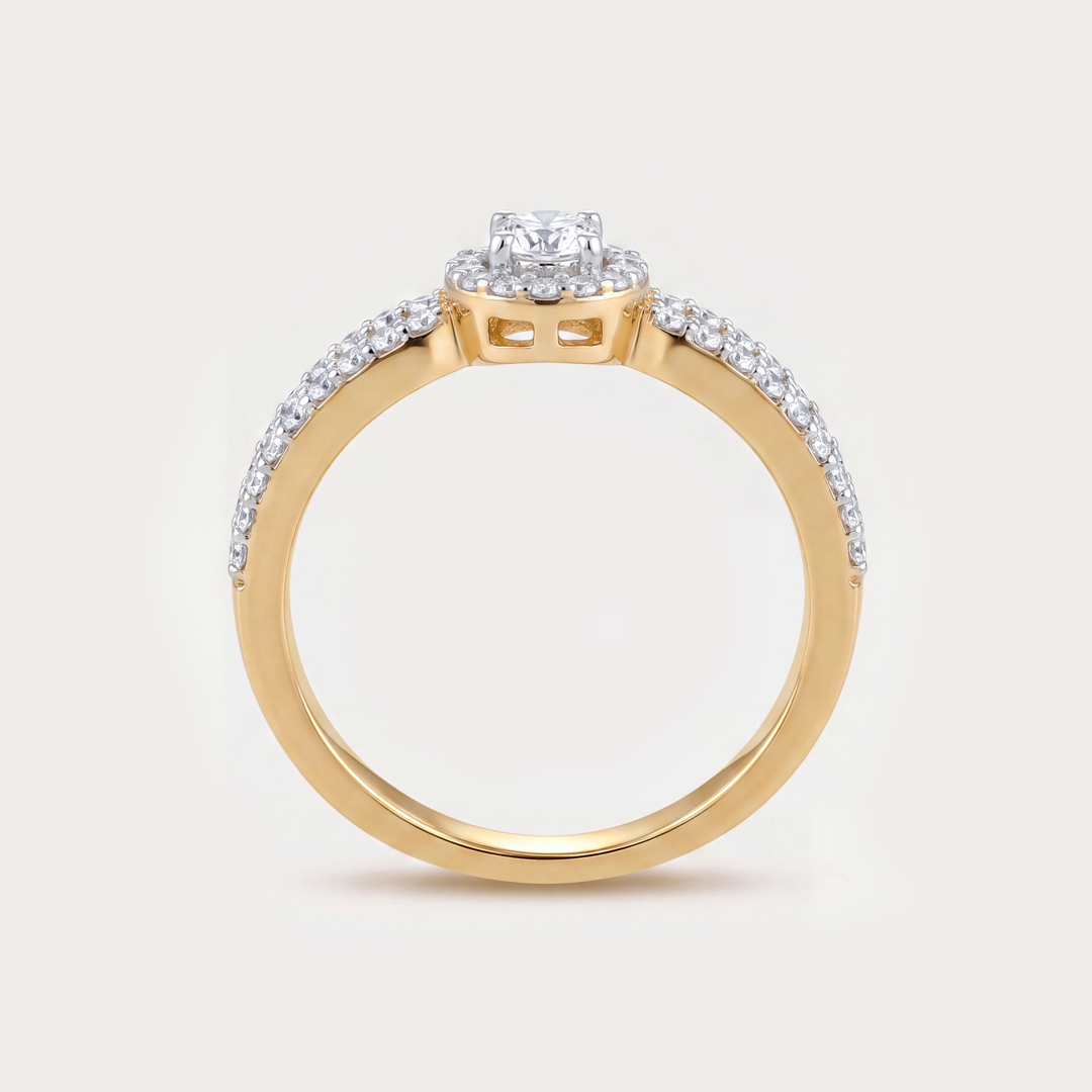 Breathtaking Light Weight Diamond Ring