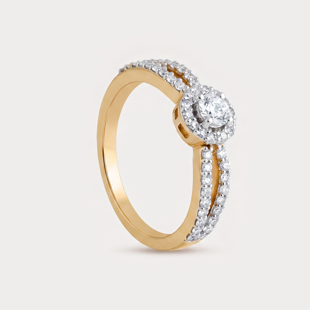 Breathtaking Light Weight Diamond Ring