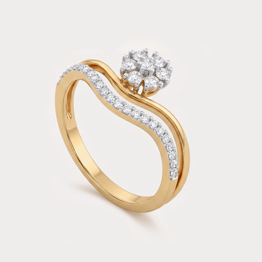 Floraison Floral Nakshatra Diamond Ring