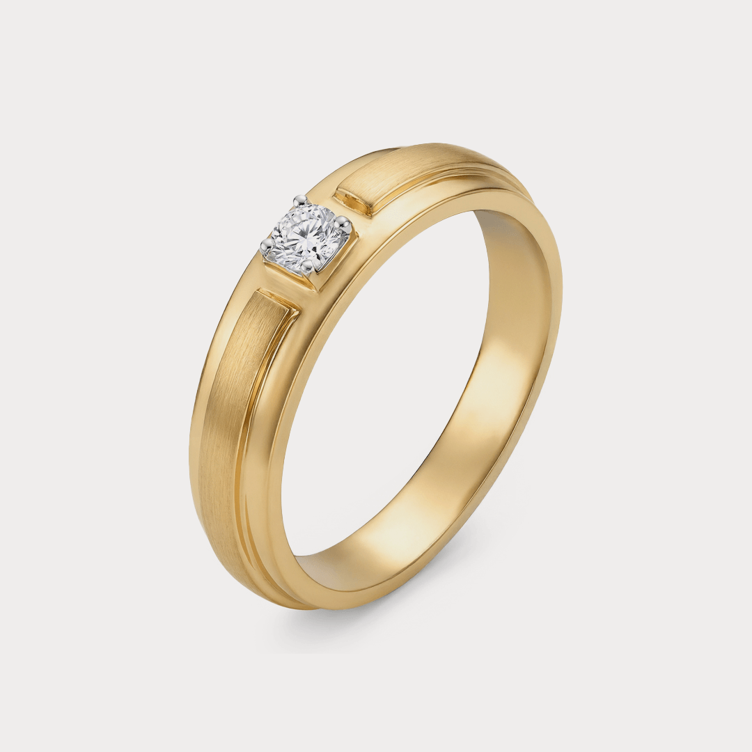 Obsidian Diamond Ring